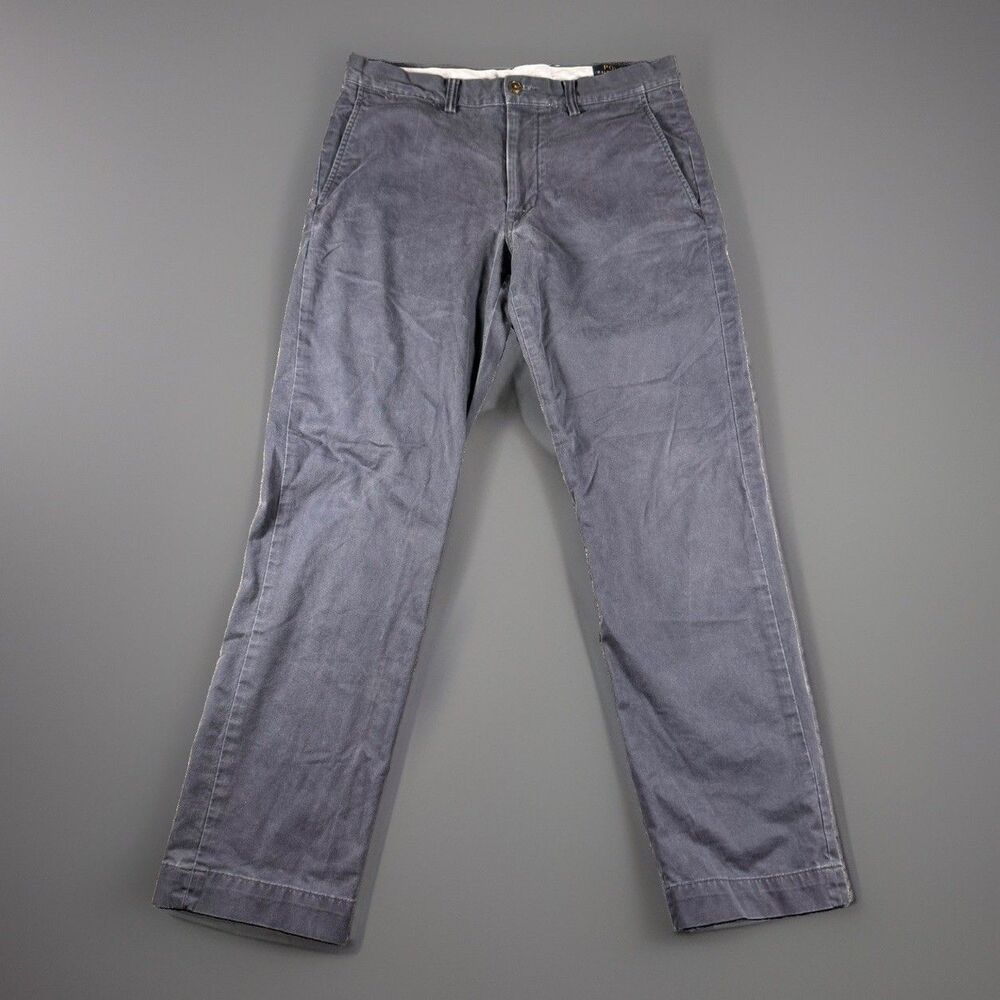 Polo Ralph Lauren Pants Mens 31x29 Blue Chino Stretch Straight Fit